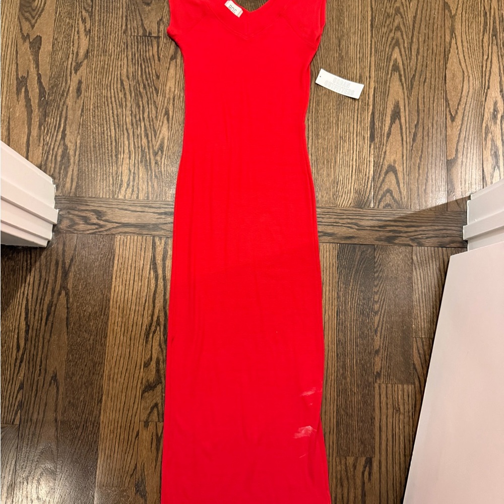 New UO Red Tshirt Maxi Dress